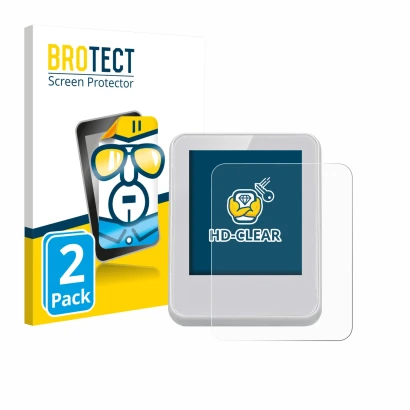 Face avant d’un emballage produit avec le logo de la marque BROTECT. À côté, l’appareil Bresser ClimaTemp Thermomètre d'ambian