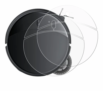 Image de l'appareil Roborock Saros 10R avec une grande variété de protections d'écran.