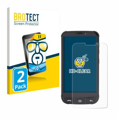 Face avant d’un emballage produit avec le logo de la marque BROTECT. À côté, l’appareil Olympia Neo Mini est représenté avec l