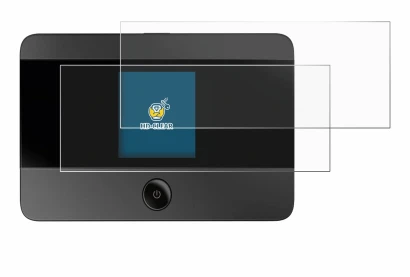 Image de l'appareil TP-Link M7350 avec une grande variété de protections d'écran.