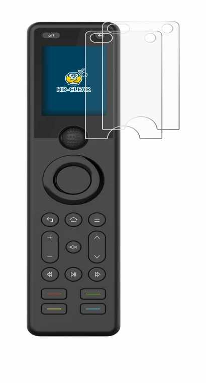 Image de l'appareil Sofabaton X1S avec une grande variété de protections d'écran.