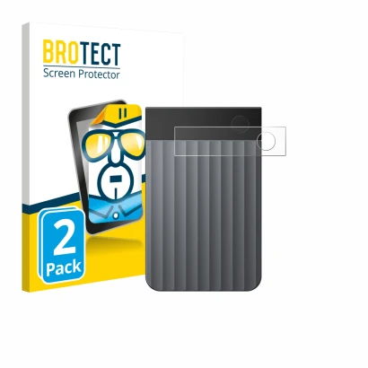 Face avant d’un emballage produit avec le logo de la marque BROTECT. À côté, l’appareil PLAUD Note Pro est représenté avec la 