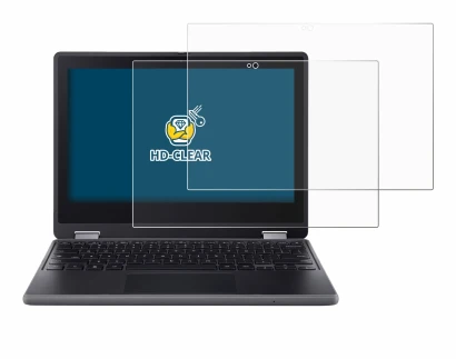 Image de l'appareil Acer Chromebook Spin 511 R757TN avec une grande variété de protections d'écran.