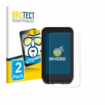 Face avant d’un emballage produit avec le logo de la marque BROTECT. À côté, l’appareil igpsport BiNavi Air est représenté ave