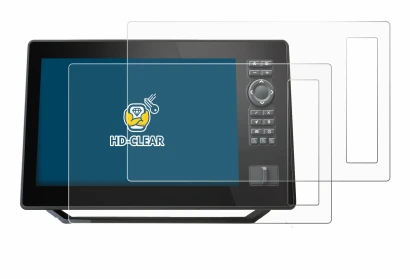 Image de l'appareil Humminbird Xplore 9 avec une grande variété de protections d'écran.