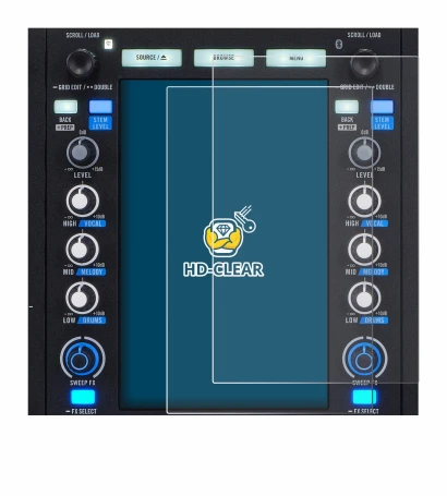 Image de l'appareil Rane System One avec une grande variété de protections d'écran.