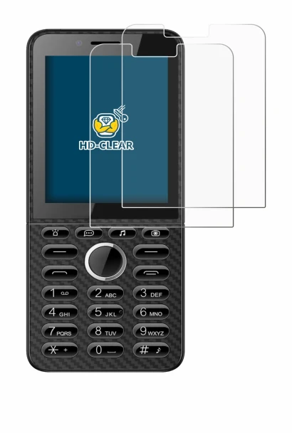 Image de l'appareil Energizer E288S avec une grande variété de protections d'écran.