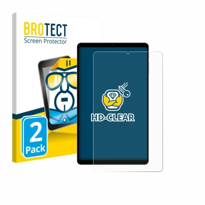 Face avant d’un emballage produit avec le logo de la marque BROTECT. À côté, l’appareil Teclast T50 Mini est représenté avec l