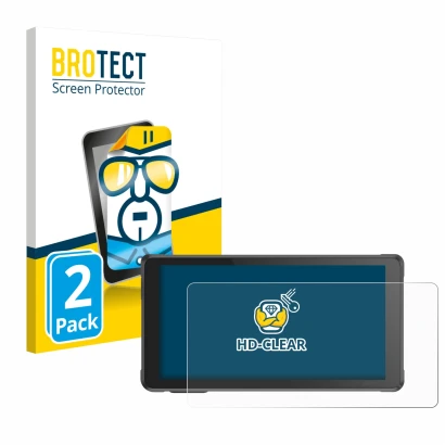 Face avant d’un emballage produit avec le logo de la marque BROTECT. À côté, l’appareil Interphone RideSync est représenté ave