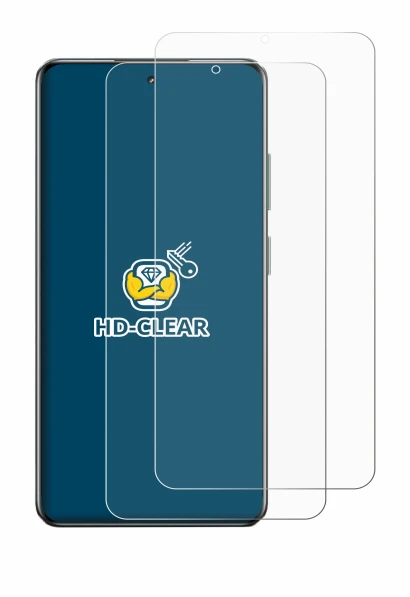 Image de l'appareil realme C63 5G avec une grande variété de protections d'écran.