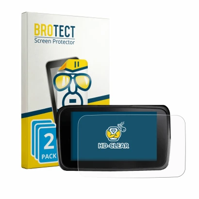 Face avant d’un emballage produit avec le logo de la marque BROTECT. À côté, l’appareil Kymco CV3 575 2026 est représenté avec