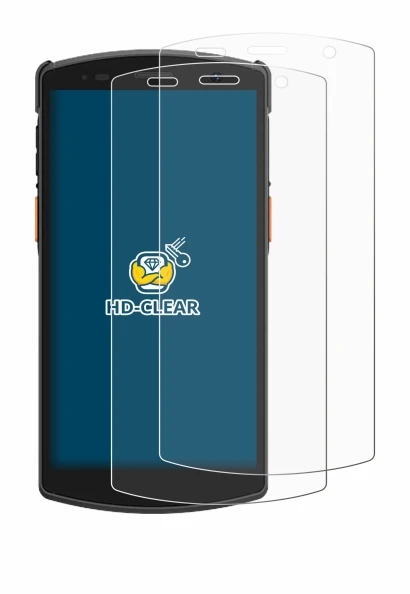 Image de l'appareil Urovo CT58S avec une grande variété de protections d'écran.
