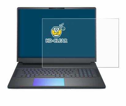Image de l'appareil Dell Alienware 18 Area-51 avec une grande variété de protections d'écran.