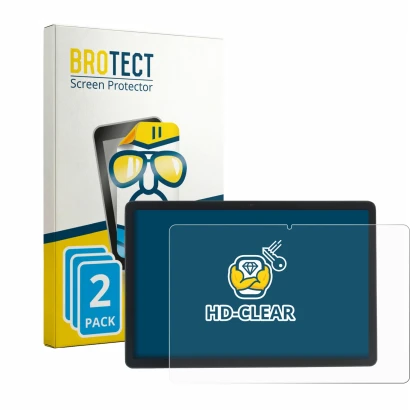 Face avant d’un emballage produit avec le logo de la marque BROTECT. À côté, l’appareil Acepad A172 est représenté avec la pro