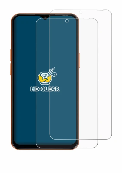 Image de l'appareil Oscal Flat 3C avec une grande variété de protections d'écran.