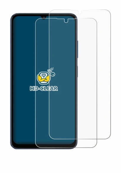 Image de l'appareil Lava Bold N2 5G avec une grande variété de protections d'écran.