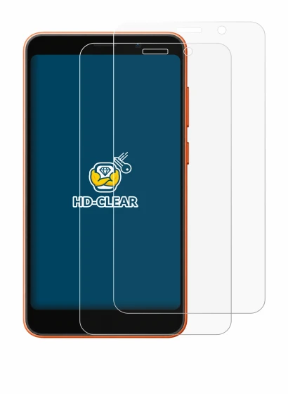 Image de l'appareil Ulefone Note 22 avec une grande variété de protections d'écran.