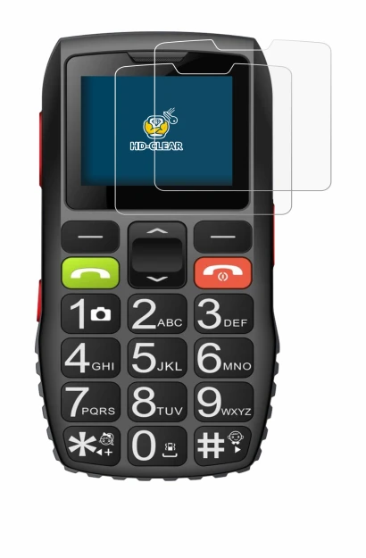 Image de l'appareil artfone C1 avec une grande variété de protections d'écran.
