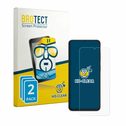 Face avant d’un emballage produit avec le logo de la marque BROTECT. À côté, l’appareil Neow Safe est représenté avec la prote