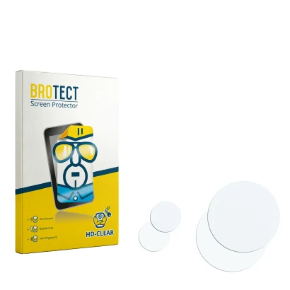 Face avant d’un emballage produit avec le logo de la marque BROTECT. À côté se trouve la protection d’écran correspondante.