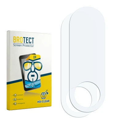 Face avant d’un emballage produit avec le logo de la marque BROTECT. À côté se trouve la protection d’écran correspondante.