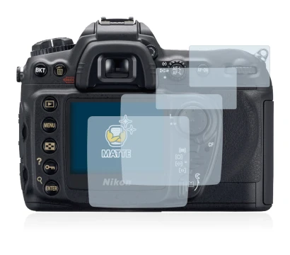 Image de l'appareil Nikon D200 avec une grande variété de protections d'écran.