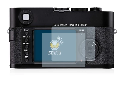 Image de l'appareil Leica M8 avec une grande variété de protections d'écran.
