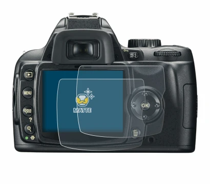 Image de l'appareil Nikon D60 avec une grande variété de protections d'écran.