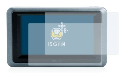 Image de l'appareil Garmin zumo 660 avec une grande variété de protections d'écran.