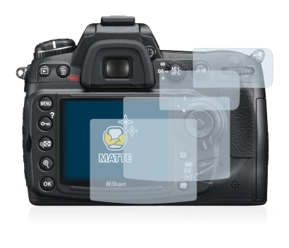 Image de l'appareil Nikon D300S avec une grande variété de protections d'écran.
