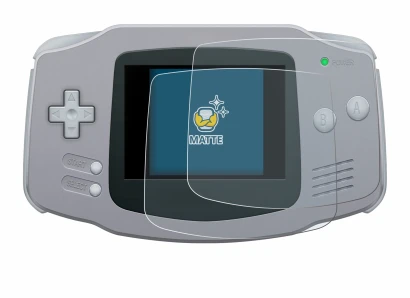 Image de l'appareil Nintendo Gameboy Advance GBA avec une grande variété de protections d'écran.