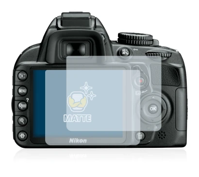 Image de l'appareil Nikon D3100 avec une grande variété de protections d'écran.