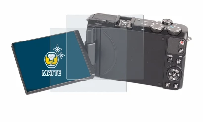 Image de l'appareil Samsung EX2F avec une grande variété de protections d'écran.