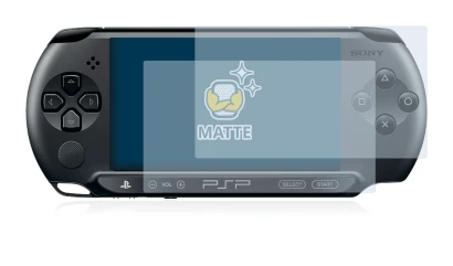 Image de l'appareil Sony PSP 2000 avec une grande variété de protections d'écran.