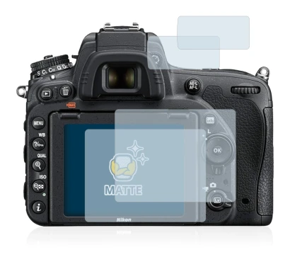 Image de l'appareil Nikon D750 avec une grande variété de protections d'écran.