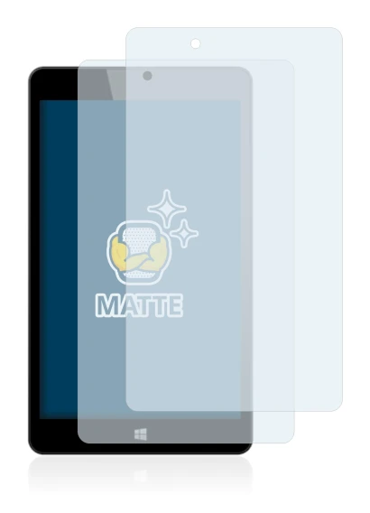 Image de l'appareil Linx 8 avec une grande variété de protections d'écran.