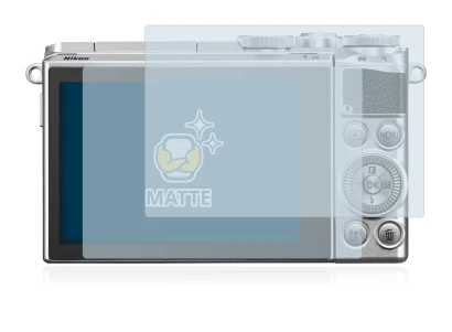 Image de l'appareil Nikon 1 J5 avec une grande variété de protections d'écran.