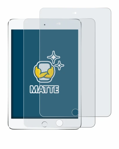 Image de l'appareil Apple iPad Mini 4 2015 avec une grande variété de protections d'écran.