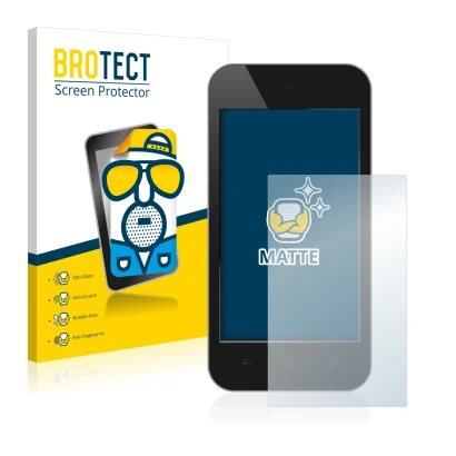 Face avant d’un emballage produit avec le logo de la marque BROTECT. À côté, l’appareil est représenté avec la protection d’éc