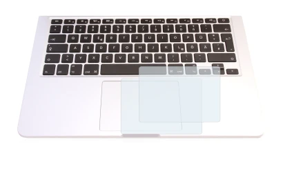 Image de l'appareil Apple MacBook Pro 13.3" 2015 (Touch Trackpad) avec une grande variété de protections d'écran.