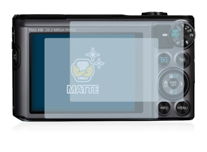 Image de l'appareil Canon PowerShot SX720 HS avec une grande variété de protections d'écran.