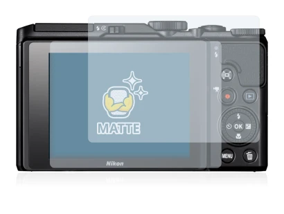 Image de l'appareil Nikon Coolpix A900 avec une grande variété de protections d'écran.