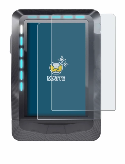 Image de l'appareil Wahoo Elemnt GPS avec une grande variété de protections d'écran.