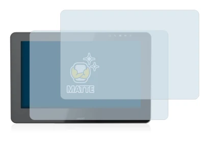 Image de l'appareil Wacom Cintiq Pro 16 avec une grande variété de protections d'écran.