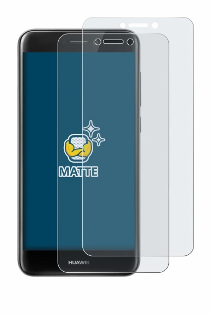Image de l'appareil Huawei P8 Lite 2017 avec une grande variété de protections d'écran.