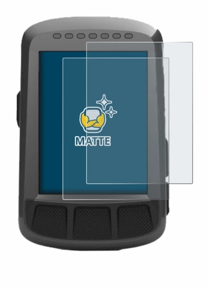 Image de l'appareil Wahoo Elemnt Bolt GPS avec une grande variété de protections d'écran.