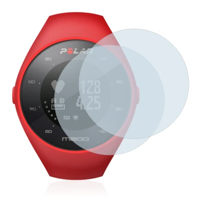 Image de l'appareil Polar M200 avec une grande variété de protections d'écran.