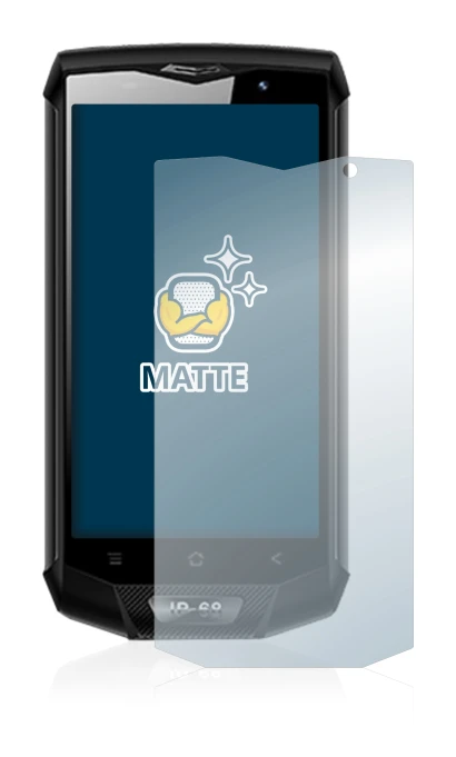 Image de l'appareil Blackview BV8000 Pro avec une grande variété de protections d'écran.