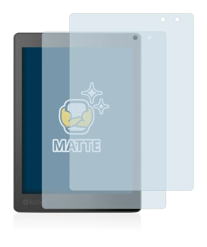 Image de l'appareil Kobo Aura One avec une grande variété de protections d'écran.