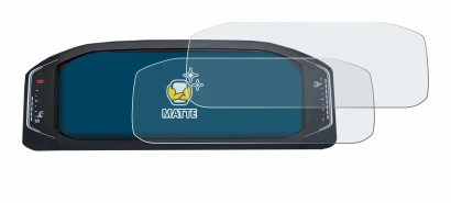 Image de l'appareil Volkswagen Active Info Display T-Roc avec une grande variété de protections d'écran.